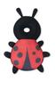 Baby Backpack for Baby Back Anti-Fall Pad, Impact-Resistant (Ladybug)
