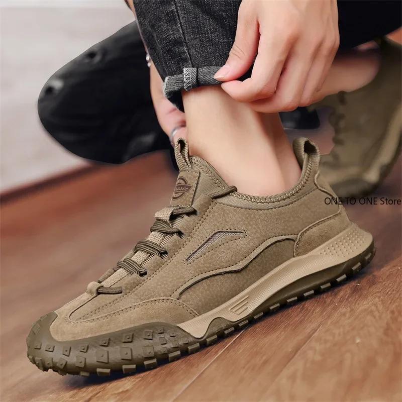 Men's Casual Sneakers Sports Shoes for Men 2024 Spring Autumn Lace-up Men's Outdoor Sport Jogging Shoes Retro Vulcanized Shoes