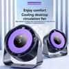 5-speed Desktop Circulating Fan USB Charging Digital Display Turbo Wall Mounted Small Fan