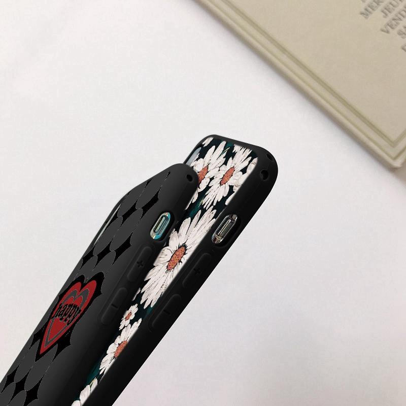 Phone Case For Redmi 13C 4G 12C A3 A2 A1 Plus Note 13 Pro For Xiaomi 14 13 Poco C65 X6 X3 Pro Love Heart Flowers Patterned Shockproof Bumper Cover