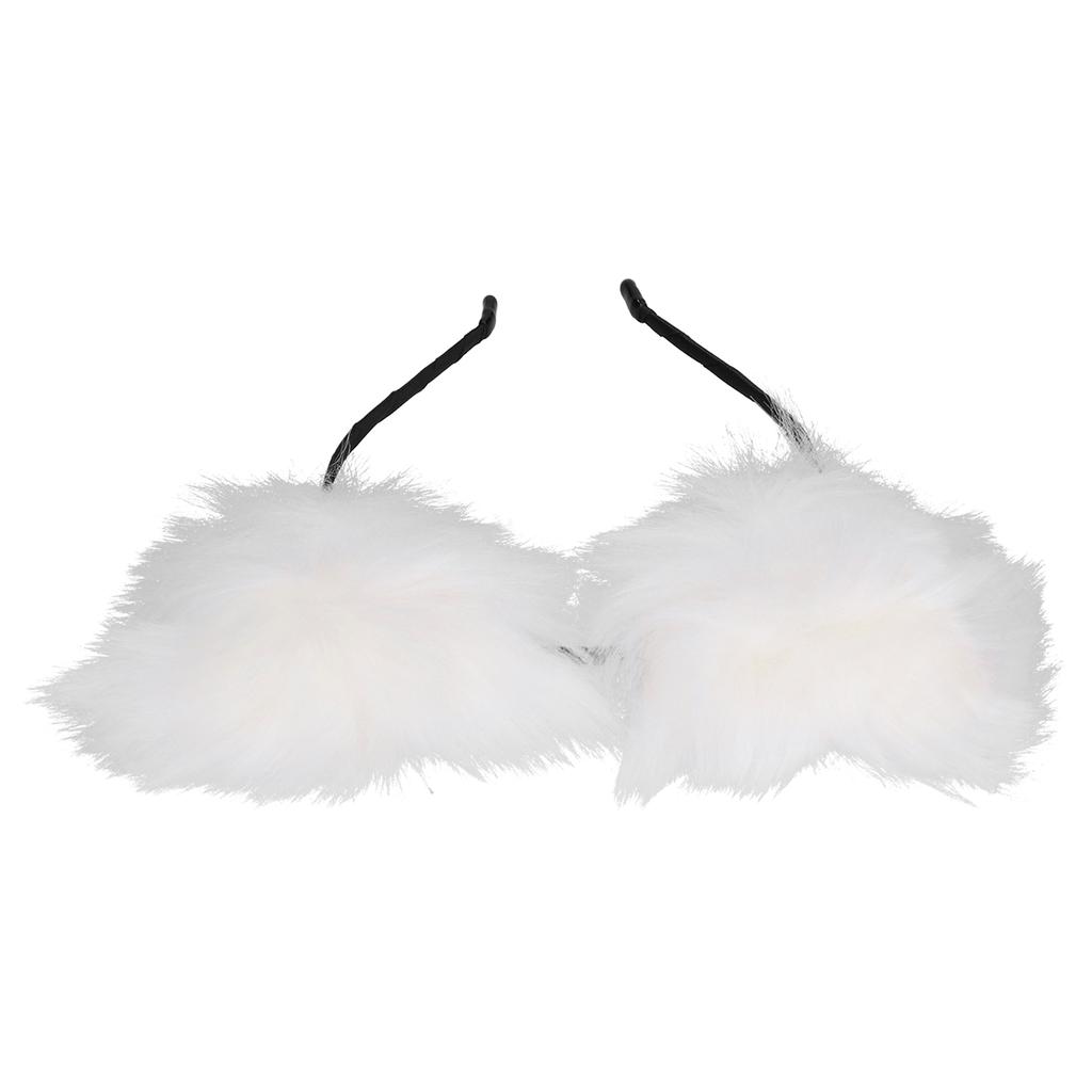 Artificial Furry Cat Ears Headband Women Headwear Hairband for Party Cosplay Daily Life