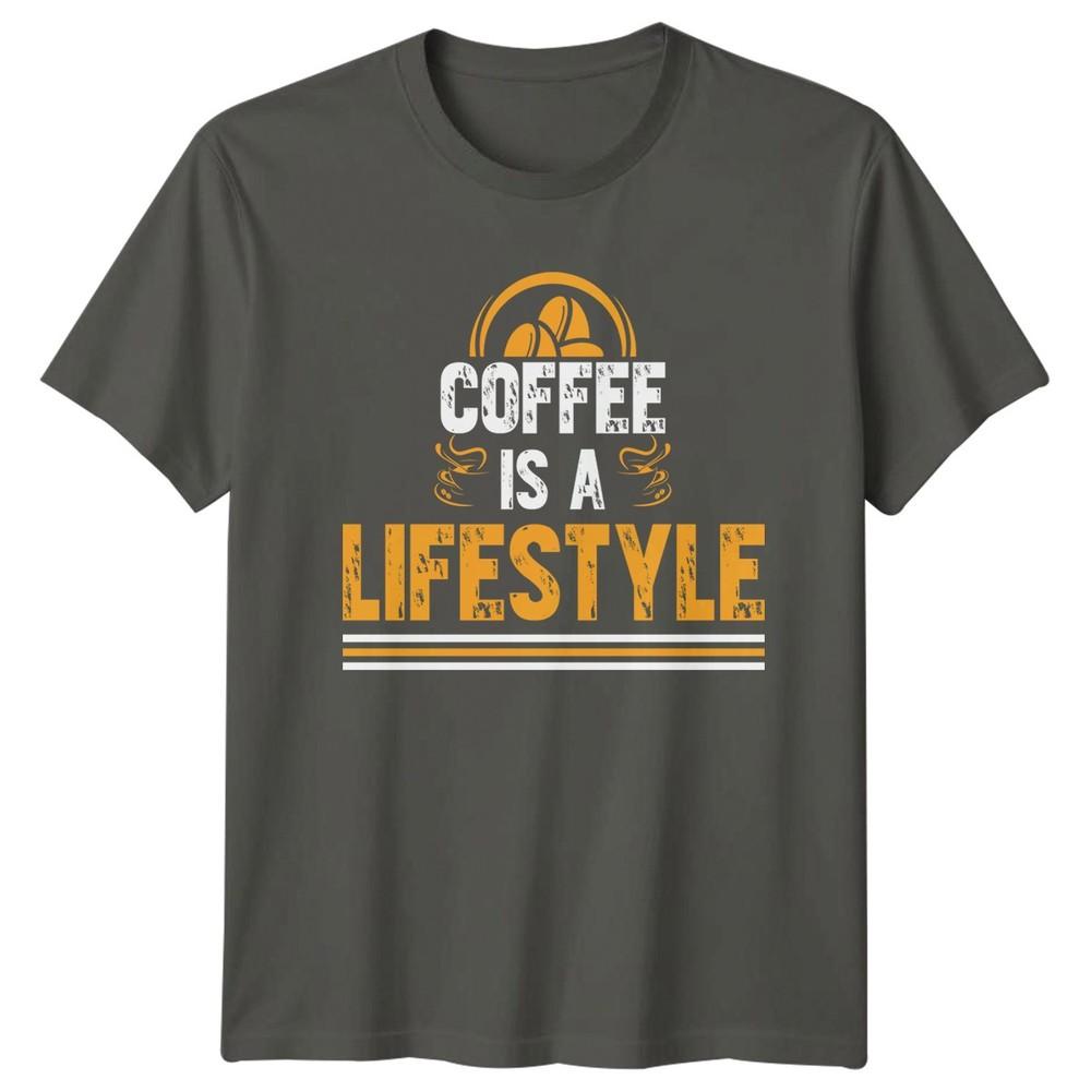 Coffee Is A Lifestyle TShirt Coffee Lover Coffee Birthday Gift For Him And Her S