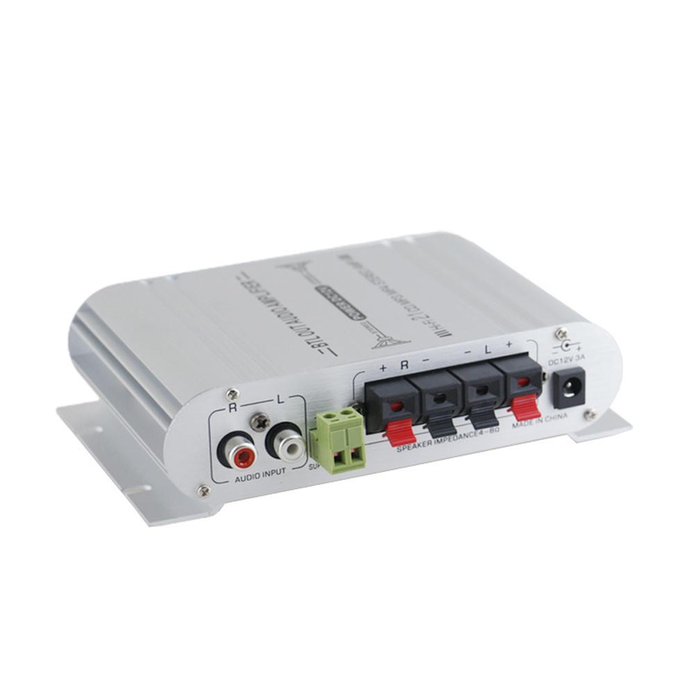 ST-838 HiFi 2.1 Channel Stereo Bass Sound Amp Bass and Treble Adjustment 80W*2 Audio Amplifier Mini Media Player