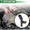 Motoforti Front Left ABS Speed Sensor,for Volkswagen Alltrack 2017-2019, ABS, No.WHT003861, Black