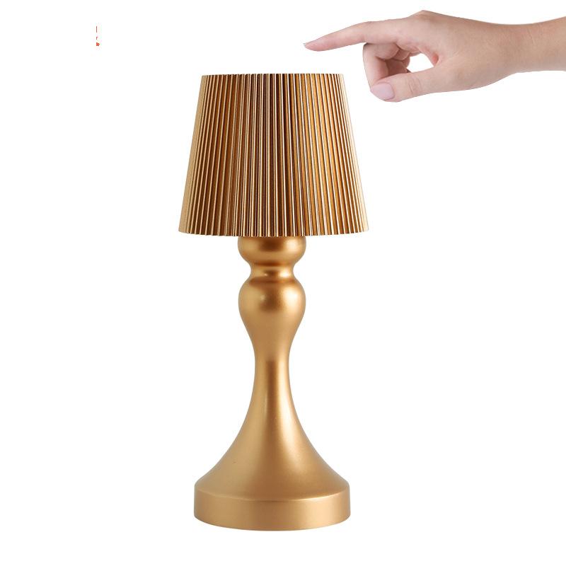 Lampe de table rechargeable sans fil, variateur tactile, USB, portable, barre de chargement, décoration vintage, veilleuse d'ambiance