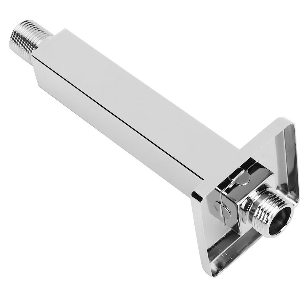 G1/2in Thread Wall Mounted Shower Arm Rod Tube Pipe Bathroom Accessories