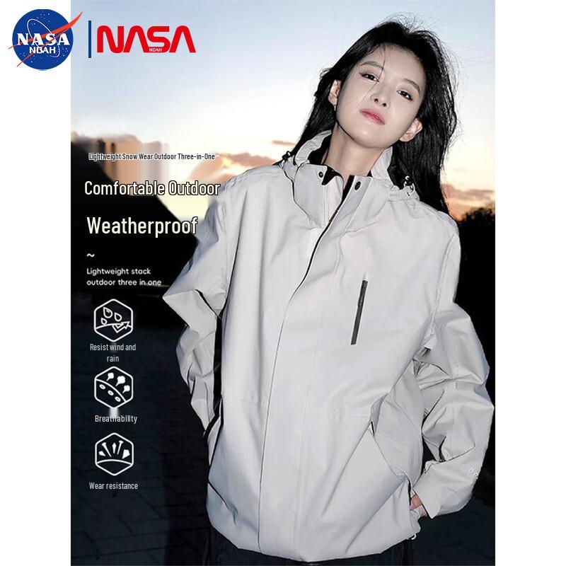 

NASA NOAH Men s 3-in-1 Outdoor Jacket 2XL