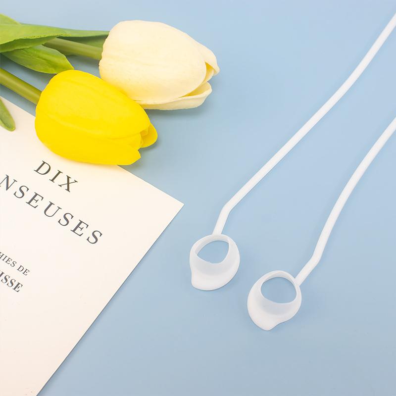 Pasek zapobiegający zgubieniu do słuchawek Samsung Galaxy Buds Fe Pasek do słuchawek Uchwyt na słuchawki Lina Kabel Zestaw słuchawkowy Silikonowy Sznurek na szyję Smycz
