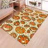 1pc Halloween Pumpkin Design Area Rug - Polyester 3D Printed Carpet, Durable  Crystal Velvet, Large Size, Versati