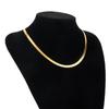 Dárky Šperky Choker Hadí Článkový Řetízek Rybí Kost Náhrdelník Plochý Hadí Řetízek Zlacený/Postříbřený