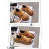 Retro Fashion Leather Children's Leather Shoes Soft Sole Boys Black British Style Performance Shoes