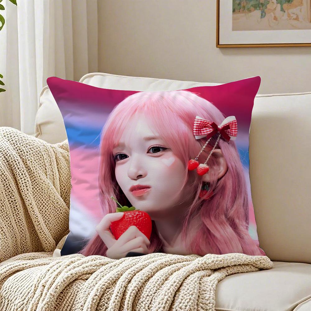 Idol Kpop LLEESEO Cushion Cover Pillowcase Antidustmite living Room Sofa Decor Cushion Room