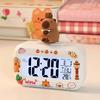 Mini Capybara Alarm Clock Cartoon Desktop Clock Cute LED Digital Clock  Student Dormitory