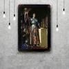 St Joan of Arc Vintage Metal Tin Signs Posters Decor Retro Metal Plaque Wall Art Decor for Garage Bar