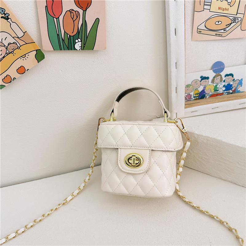 Adorable Fashionable Girls Bucket Bag Cute Korean Style Handbag For Kids