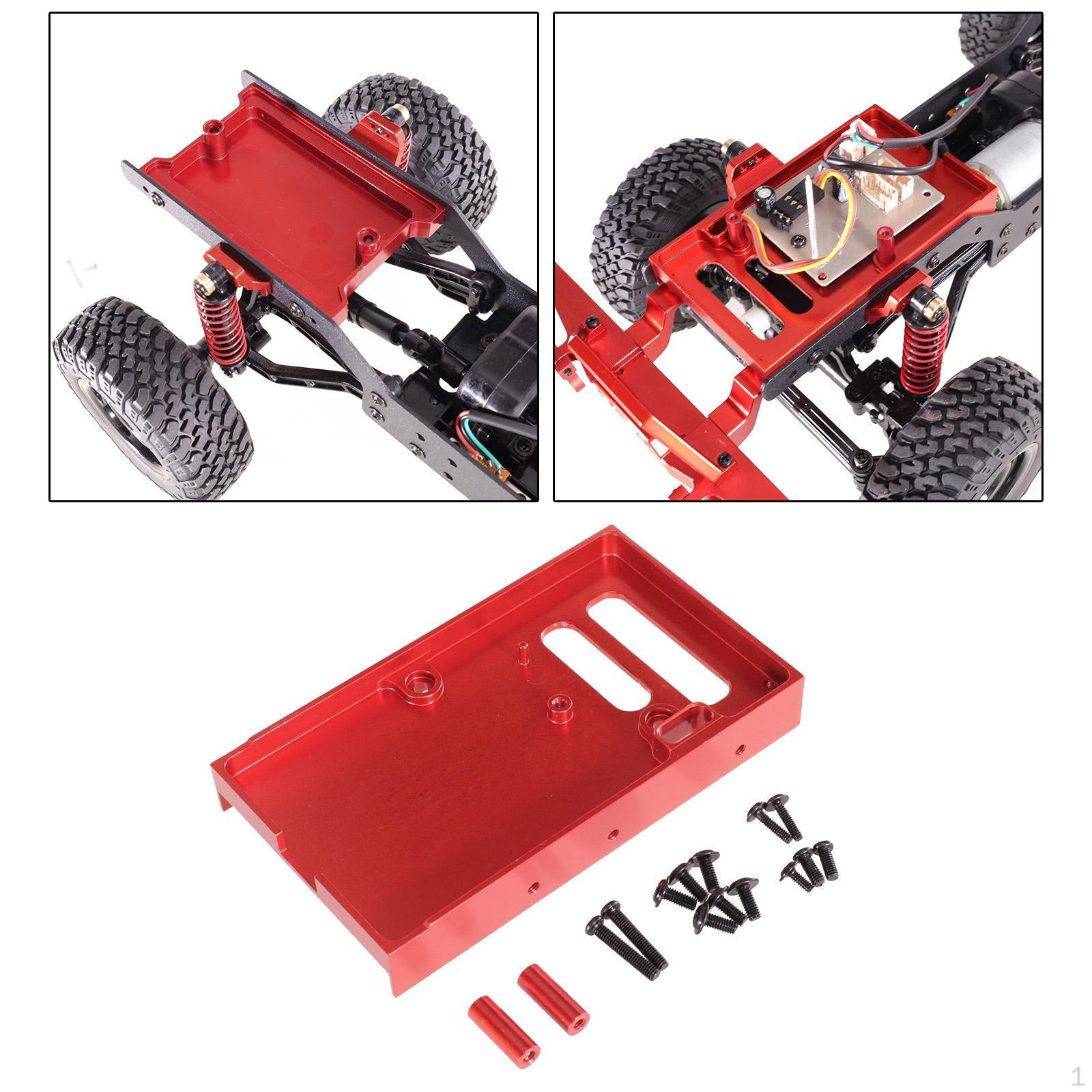 

1/12 RC Car Fixed Warehouse Beam Tailboard Accessories for MN99S MN98 червоний