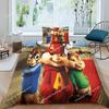 Nádherné 3D kreslené povlečení Alvin a Chipmunkové Sada povlak na přikrývku Přikrývka Postel Mladí Děti Dívky Kluci Dárek026