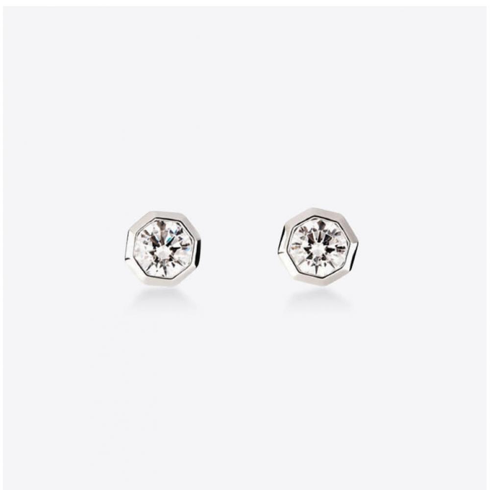Miss Green Vera Octagon Stud Earring