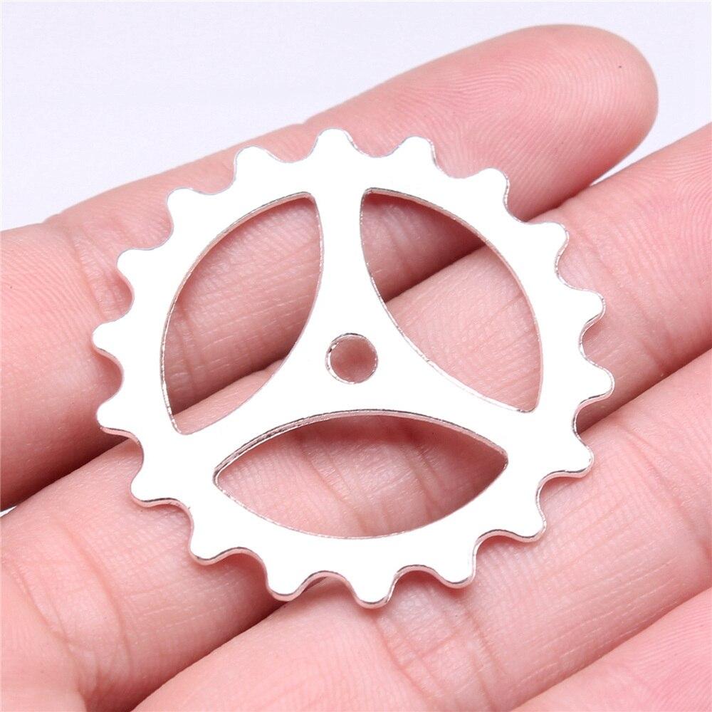 Cheap 4pcs Zinc Alloy Gear Steampunk Charms Charms Charms Wholesale