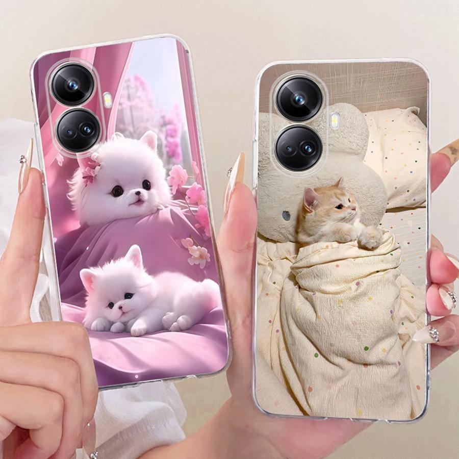 For Realme 10 Pro Plus Case RMX3687 Cover Butterfly Painted Silicone Soft Back Case For Realme10 10 Pro Case Protective Shell