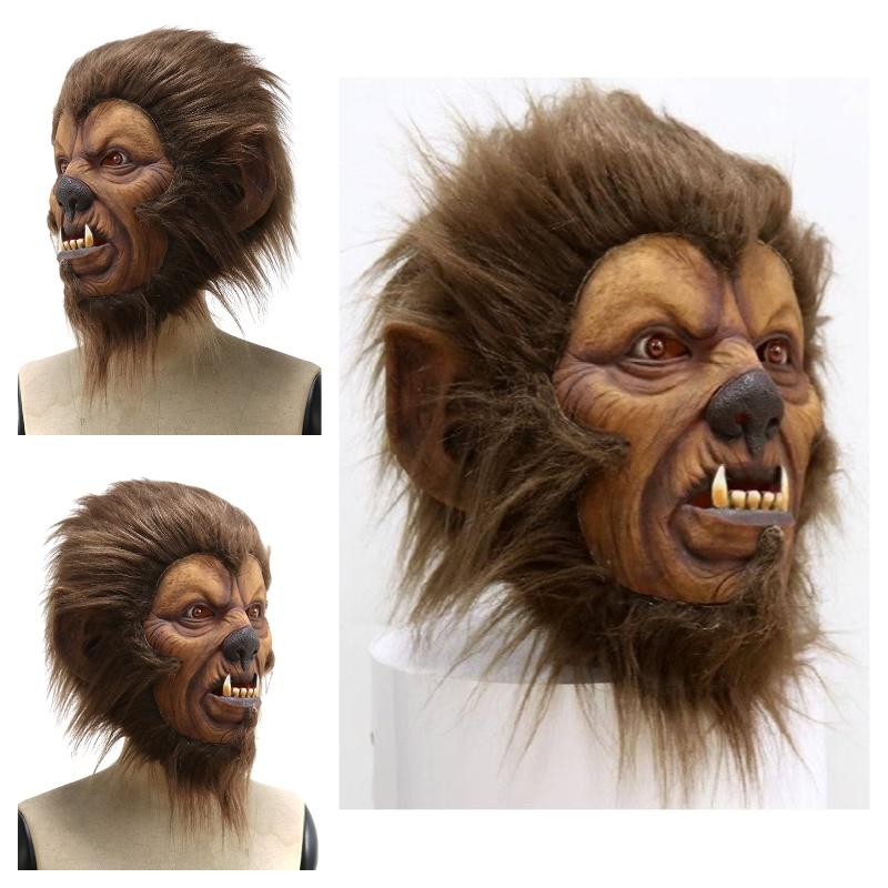 Adorable Lion King Mask Latex Animal Costume Accessories