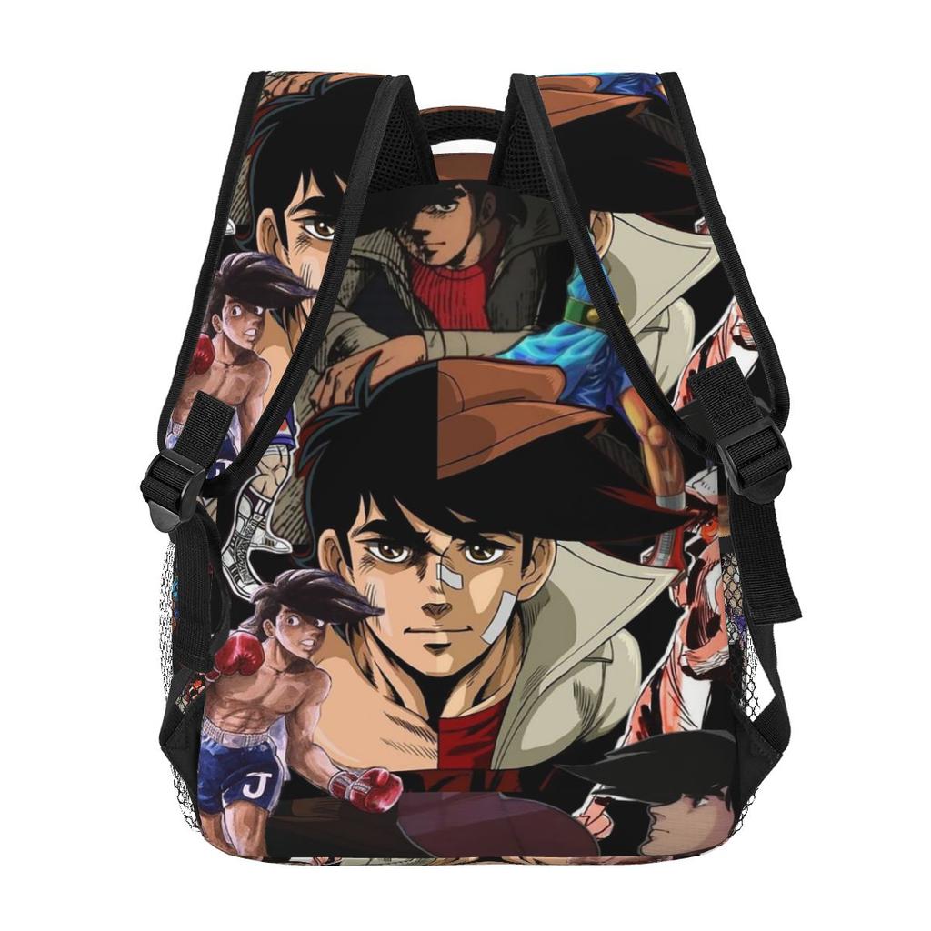 Manga Ashita No Joe Anime Backpacks Boys Girls Bookbag Children School Bags Cartoon Laptop Rucksack Shoulder Bag Large Capacity