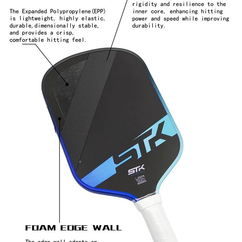 T700 Carbon Fiber Pickleball Paddle with Foam Core, Professional Tournament Grade Competition Paddle for Advanced Players