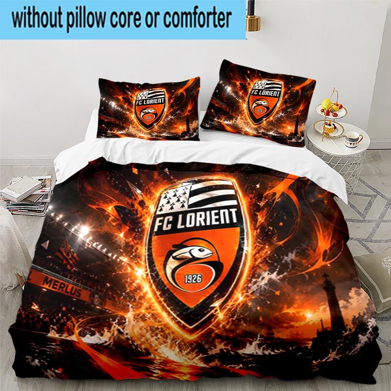 Lorient Crest Design 3PCS Bedding set,Ideal for1pc Duvet Cover And 2pcs Pillowcases Perfect for Christmas gift,Ideal for Bedroom, Dormitory