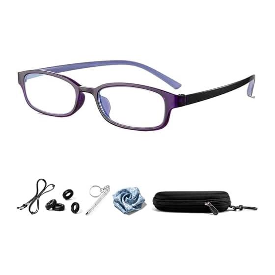 [Zessilo] Reading Glasses, Stylish, Lightweight, Shape Memory Frame, Wellington Frame Reading Glasses, Small Frame, Presbyopia Glasses, Women s,