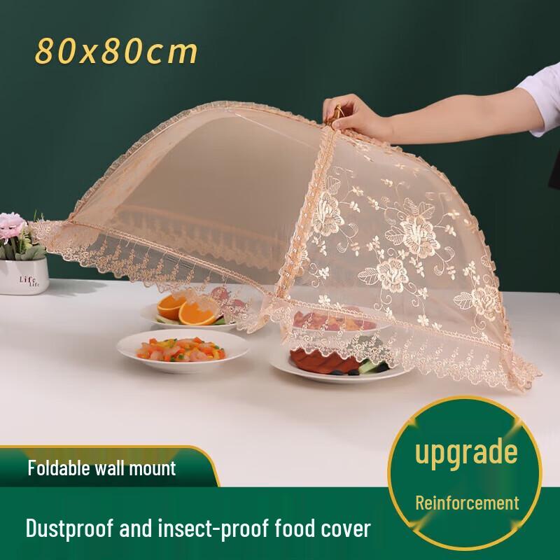 

Foldable Lace Round Food Cover