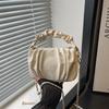 New bag women's fashion trend messenger bag versatile casual chain shoulder bag solid color hand-held pleated bag