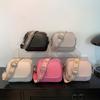 Chic Women’S Crossbody Bag - Solid Color Durable PU Magnetic Closure Comfort Strap Small & Stylish Purse With Zipper