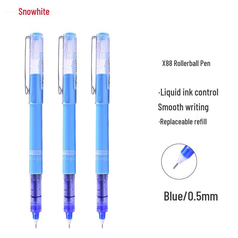 Snowhite X-Series Quick-Dry Needle Tip Gel Pens 0.5mm