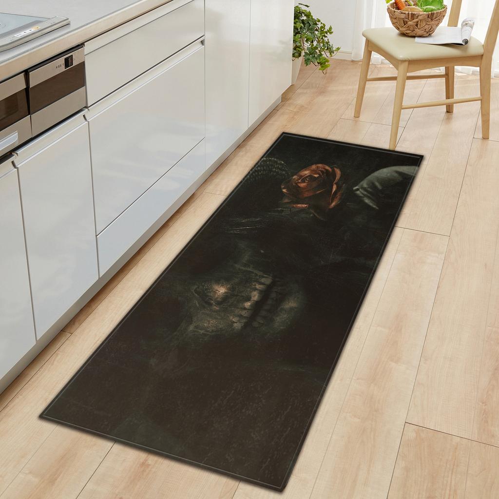 Skull Sand Wardrobe Shoe Cabinet Long Floor Mat