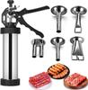 Professionelle Beef Jerky Gun Kits Edelstahl Jerky Maker Jerky Maker Jerky Kanone Fleischpistole Edelstahl Jerky Gun Große Kapazität Jerky