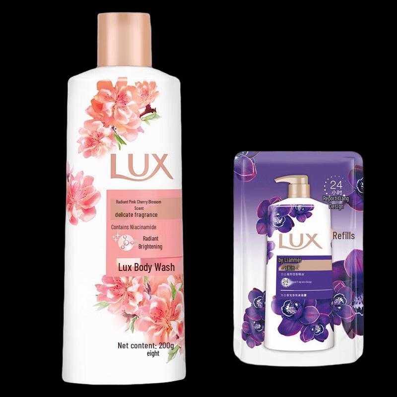 lux Pink Cherry Blossom Whitening Shower Gel