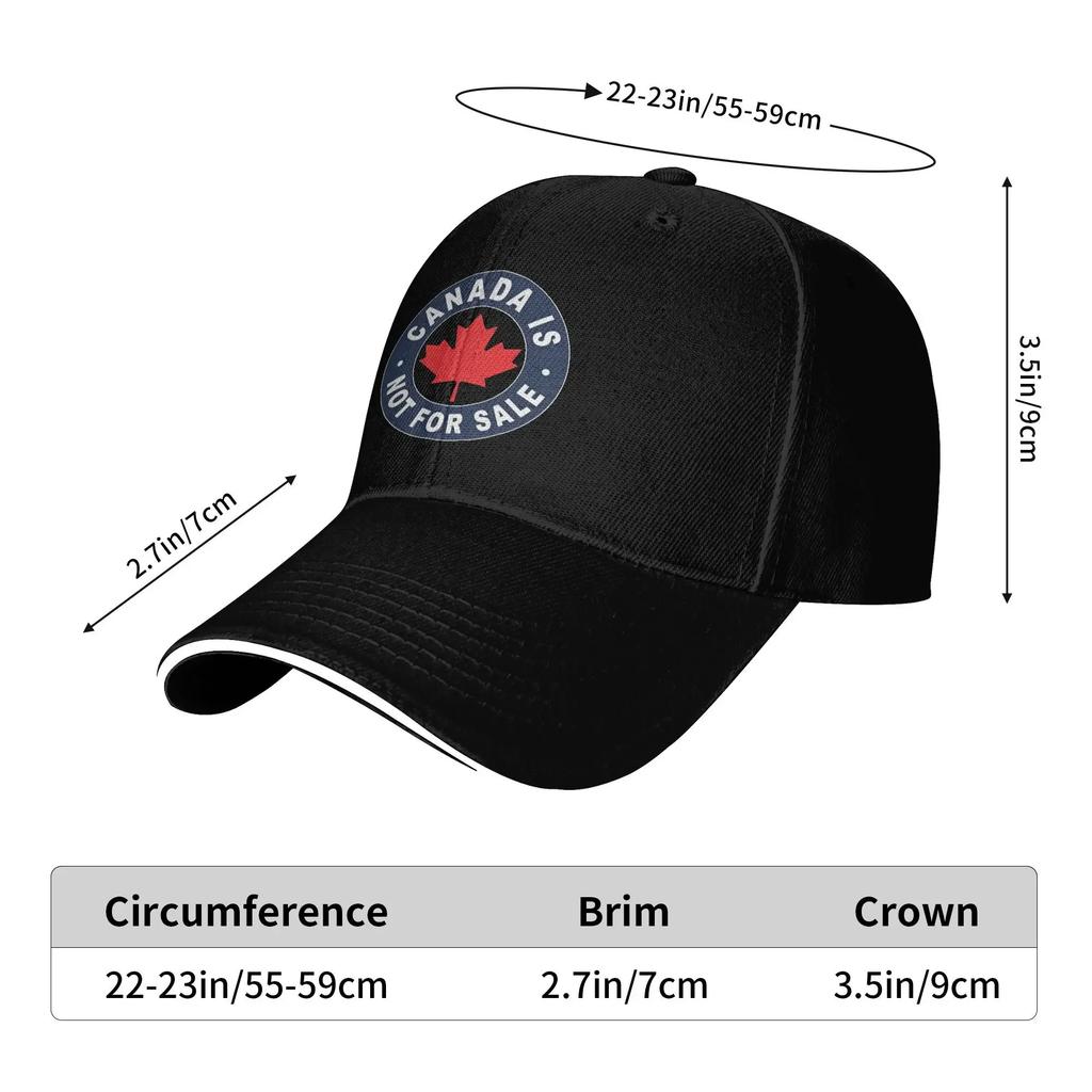 Spring Canada Är Inte Till Salu Basebollkeps Lönnlöv Design Kpop Rock Passform Retro Design Truckerhatt Högkvalitativ Basebollkeps