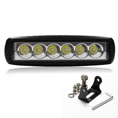 18W LED Off-Road Work Light with 6 LEDs for Vehicles - Spotlight for Maintenance