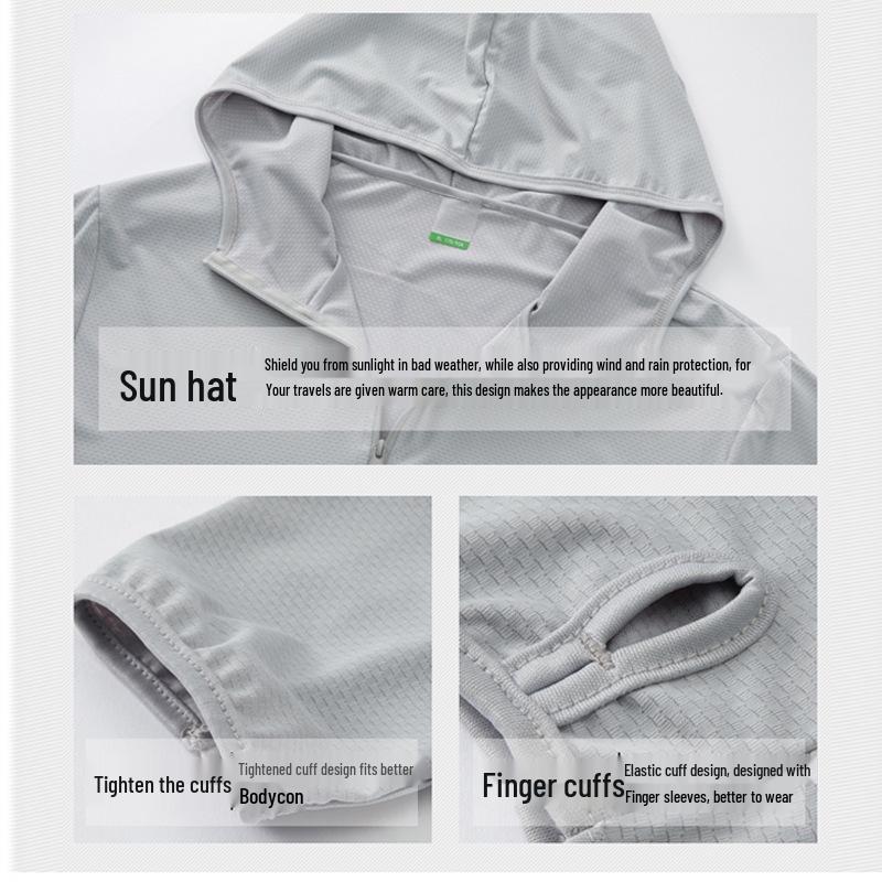 Ice-Sensation UV Protection Lightweight Breathable Clothing for Men & Women