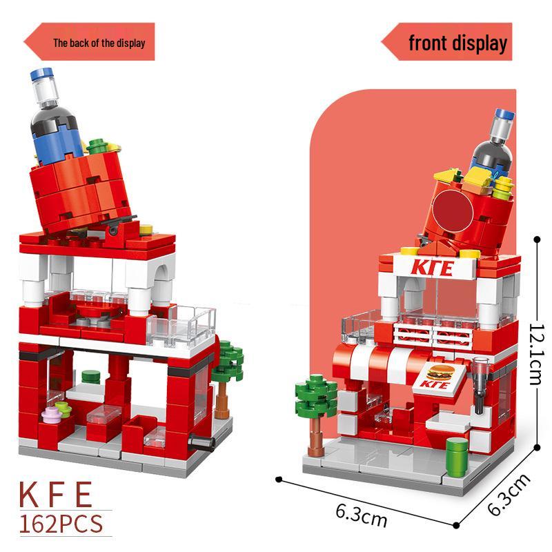 6-in-1 Kids' Building Block Set: Train, Robot, Tank, Police - Compatible Blocks for Boys & Girls