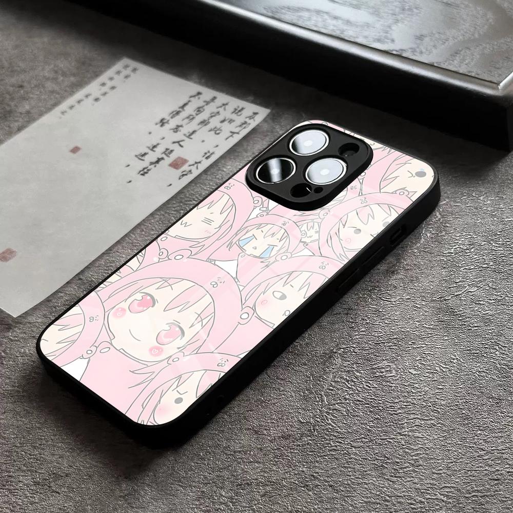 Himouto Umaru Chan Phone Case For IPhone 16 Pro Max 15 Plus 14 Pro 12 11 13 Mini X XR XS Max 8 7 Plus SE Glass Cover
