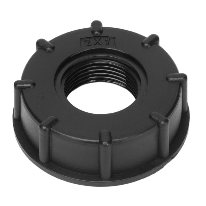 3 Peças Conector de Tanque IBC Rosca Grossa Adaptador de Dreno de Mangueira Acessório de Plástico 60mm Diâmetro InternoG1