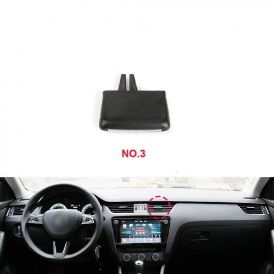 1pcs Car Front AC Vent Outlet Paddle Tab Clip For Skoda Octavia 2014-