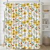 Pumpkin Ghost Washable Dirt-Resistant Shower Curtain Shower Head Waterproof Polyester Bath Curtain For Home Decor Accessories
