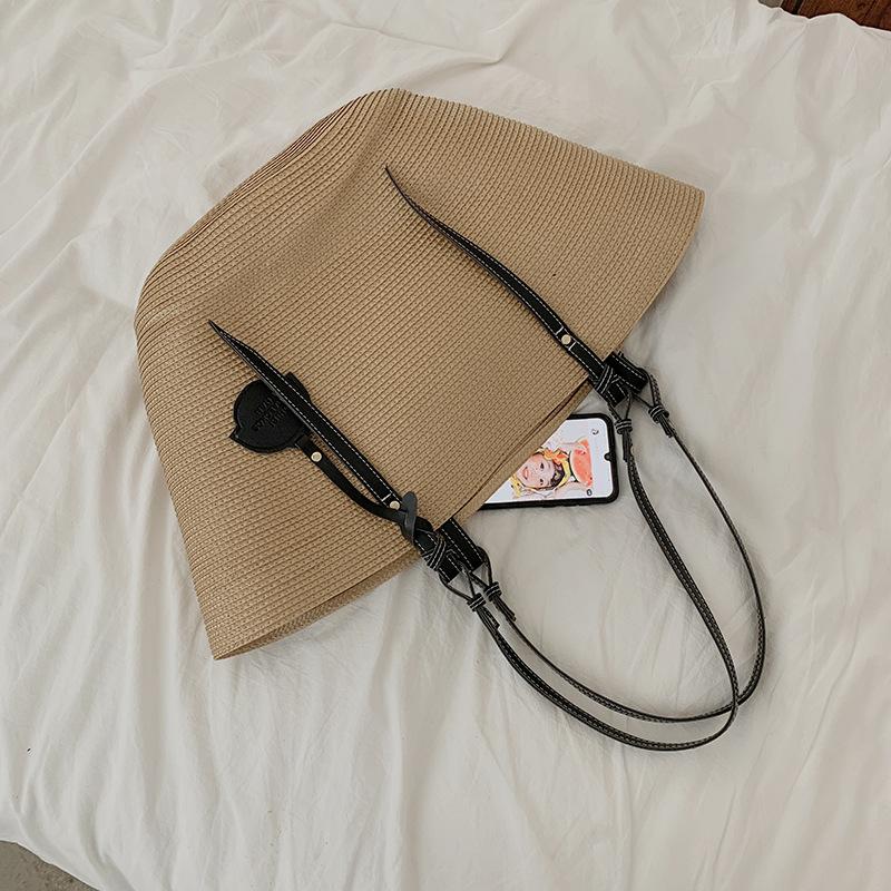 Beach Straw Bag Women S Summernewest Simple Fashion Tote Bag Versatile Large Capacity Shoulder Bag