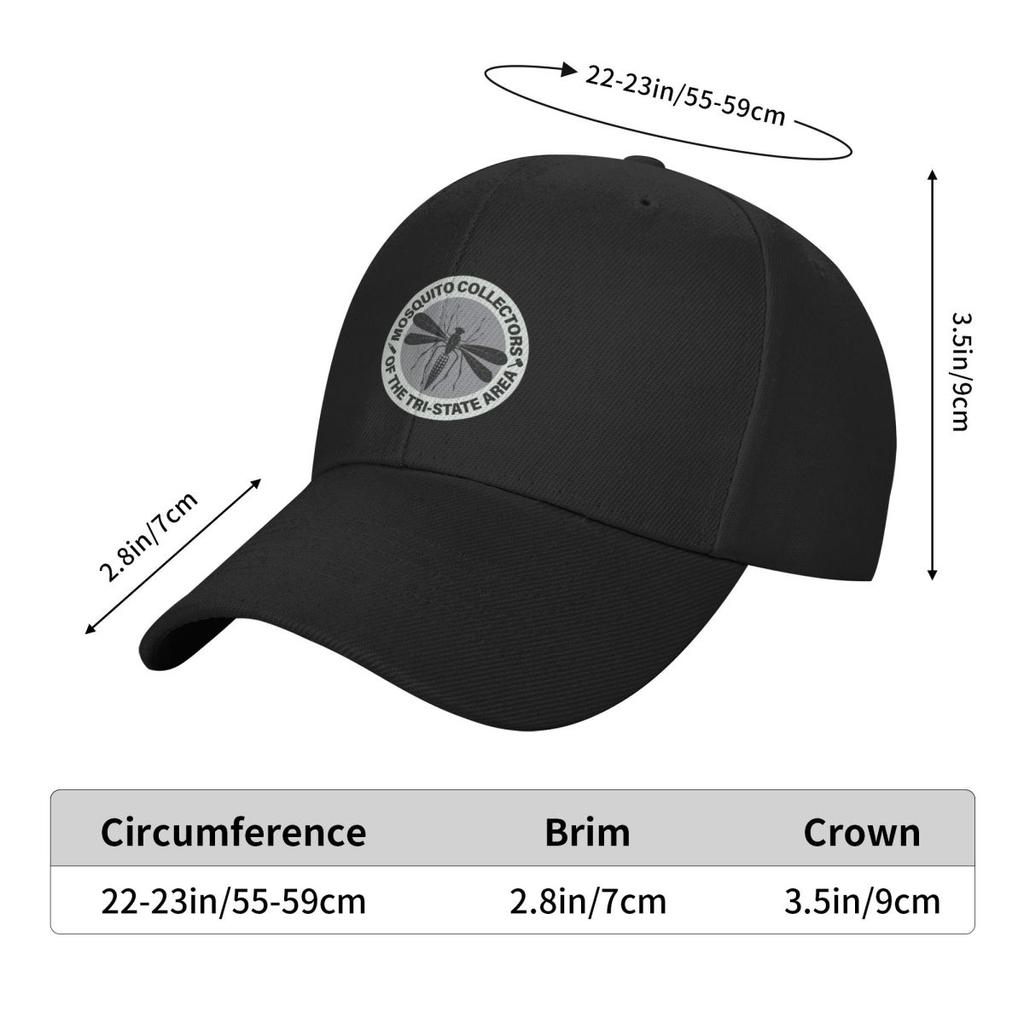 Boné de Baseball Coletores de Mosquitos da Área Tri-Estadual Chapéu de Caminhada Chapéu Snap Back Masculino Feminino