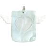 Winged Plush Pouch for 10cm Plush Heart Angel Bag Green Toys, Window, Wings, Transparent, Charm, [Used]