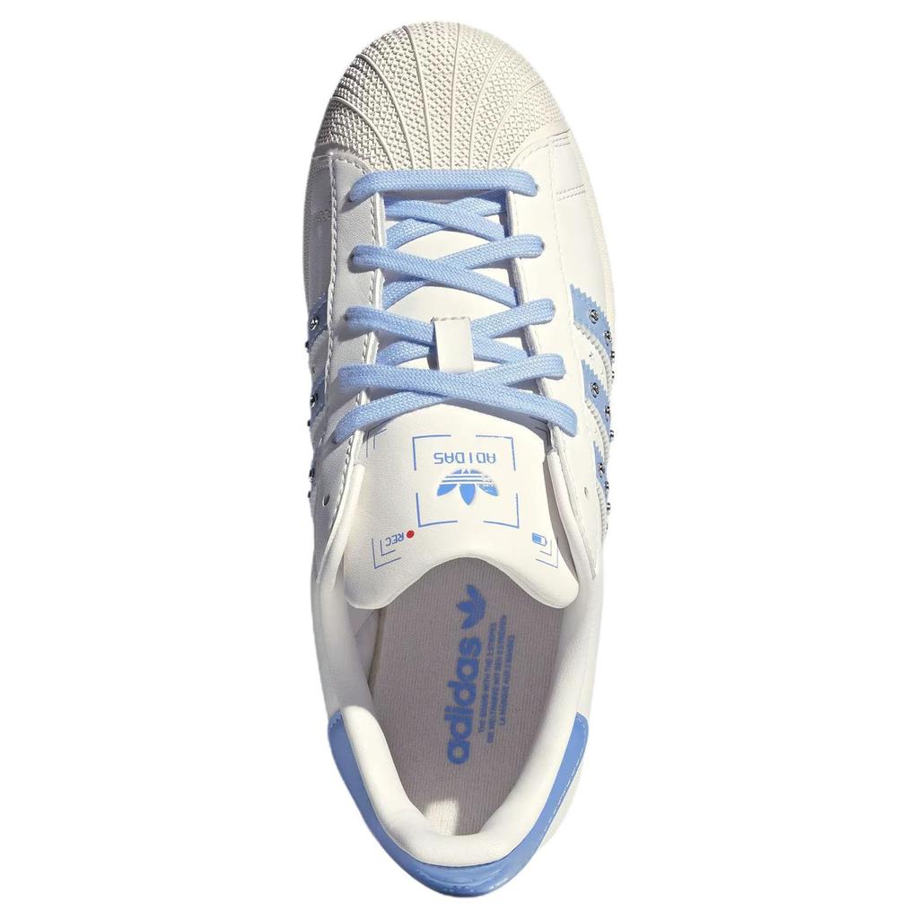 Adidas Originals Superstar 2 Leather Classic Durable Low-Top Sneakers Women Sneakers White JR4506