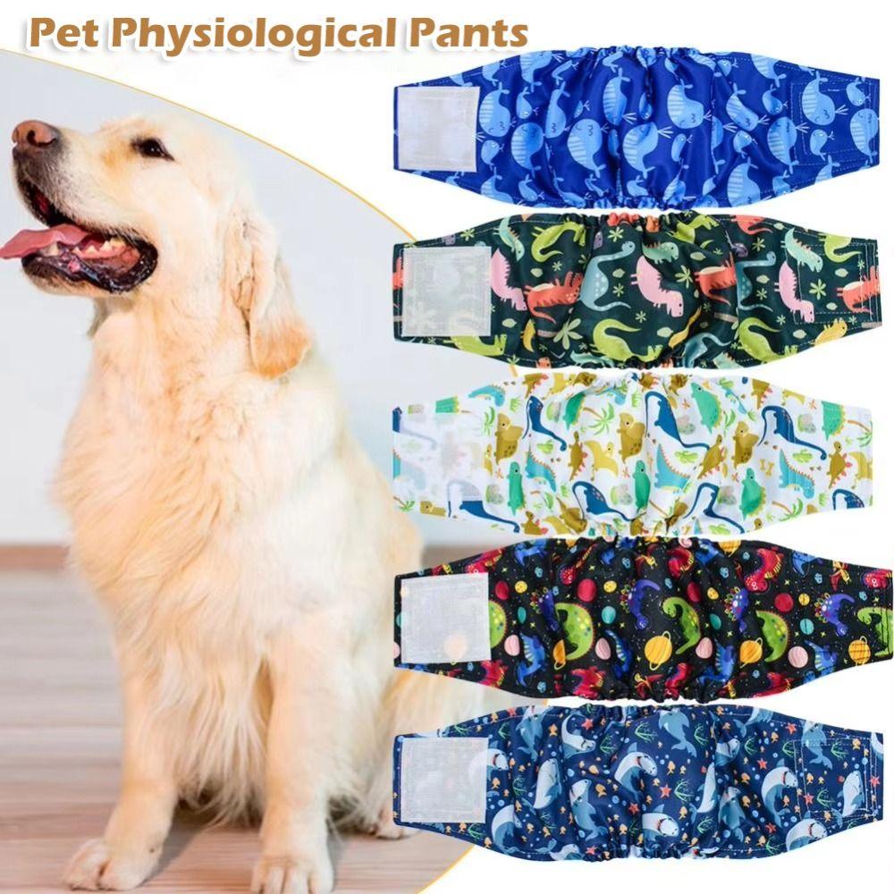 Waschbare Hundewindeln Wiederverwendbare Bauchbänder für Haustiere zur Inkontinenzschulung Hund
