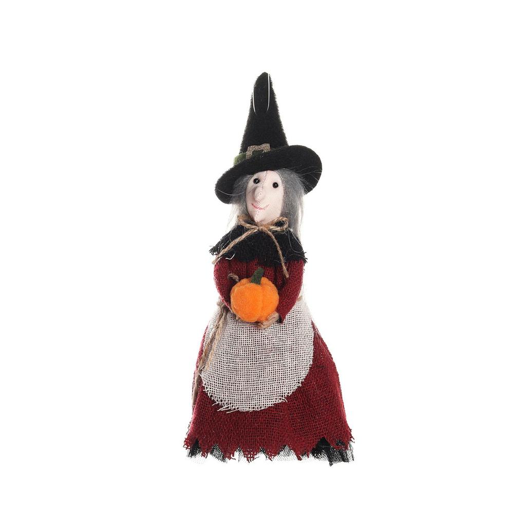 Witch Broom & Ghost Pendant Ceiling Halloween Decoration